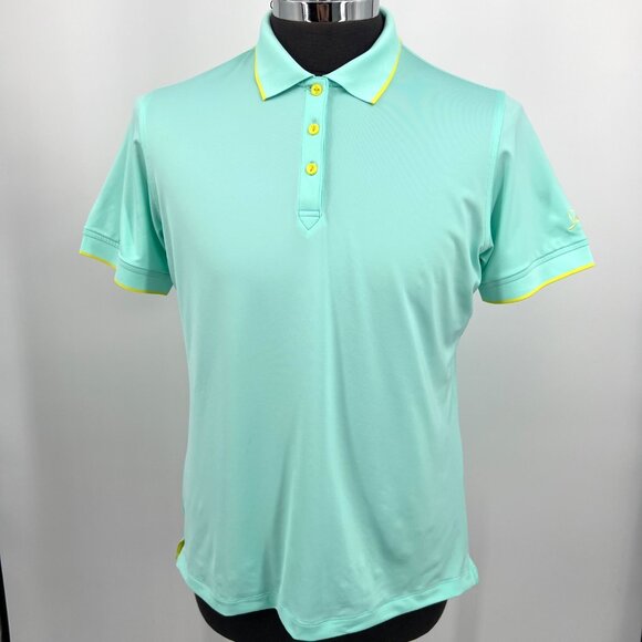 Peter Millar Wicking Polo Shirt Womens Size XL UPF 50 Sun Protection Apple Green - Picture 1 of 7